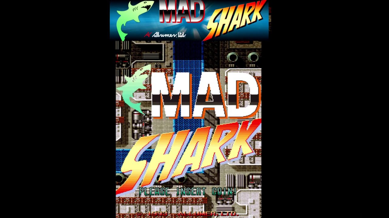 Mad Shark. [Arcade - Allumer 1993]. 1CC. Playthrough. 60Fps.