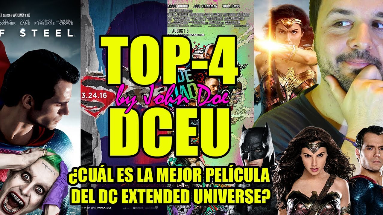TOP-DCEU - ¿Cuál es la mejor película del DCEU? - Wonder Woman - Batman v. Superman - S.Squad - MOS