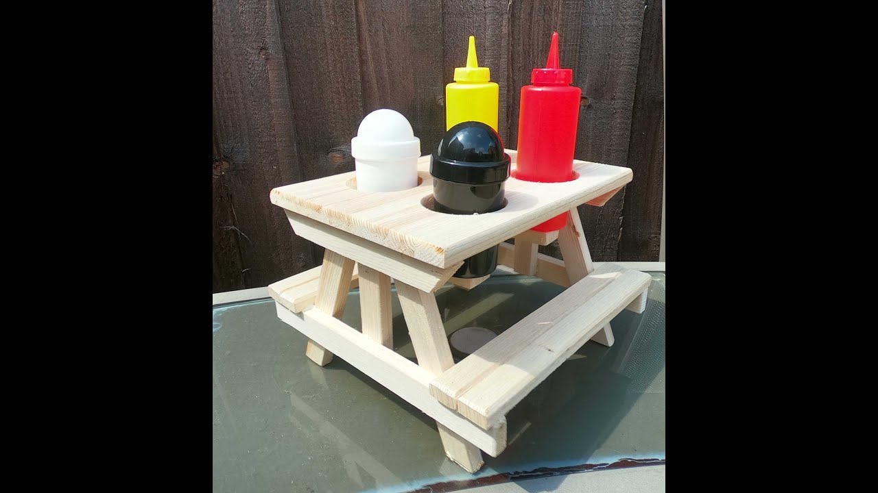 How to make a Squirrel Condiment Table