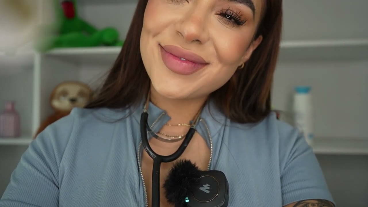 asmr DOCTORA ESCOLAR - asmr enfermera - asmr relajante