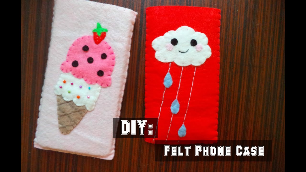 DIY: Felt Phone Case  | My Crafting World