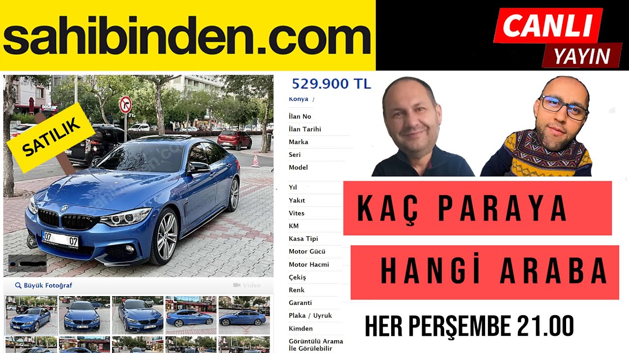 2CR Canlı - Yusuf Acun'la SAHİBİNDEN.COM -  İlanları ve Modelleri İnceliyoruz