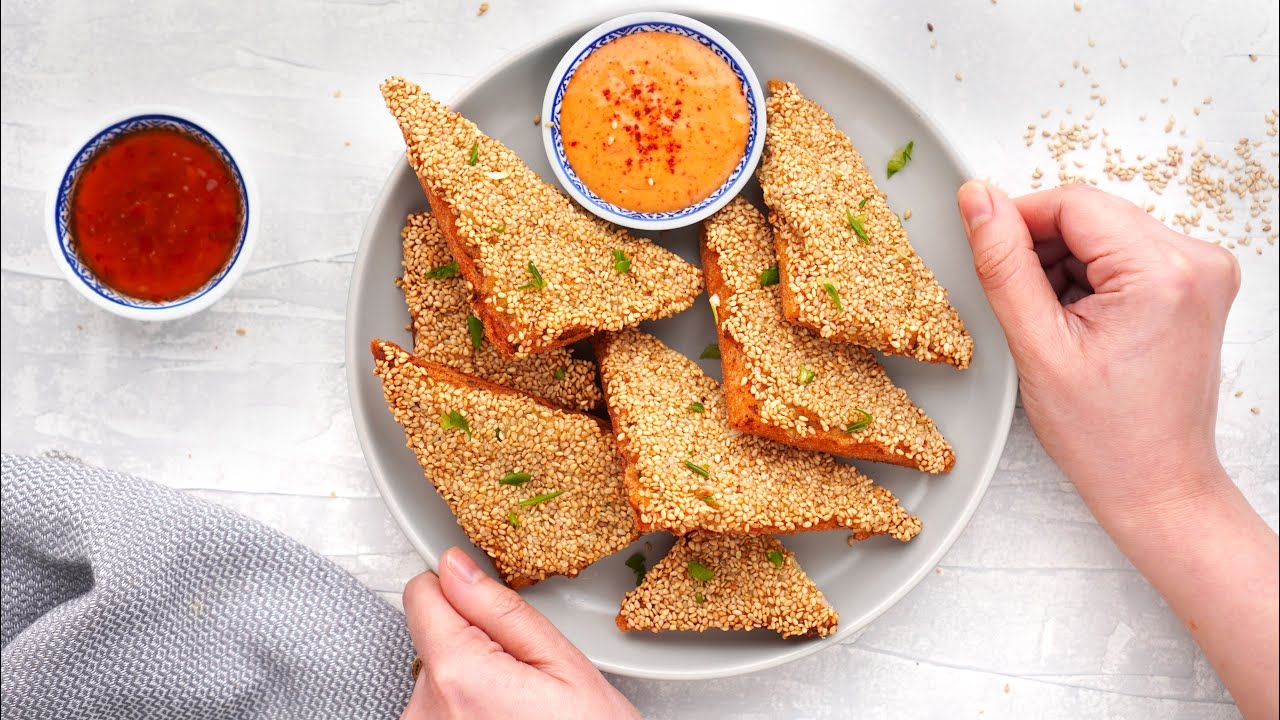 The Best Homemade Crispy Golden Shrimp Toast Recipe! | Khin's Kitchen