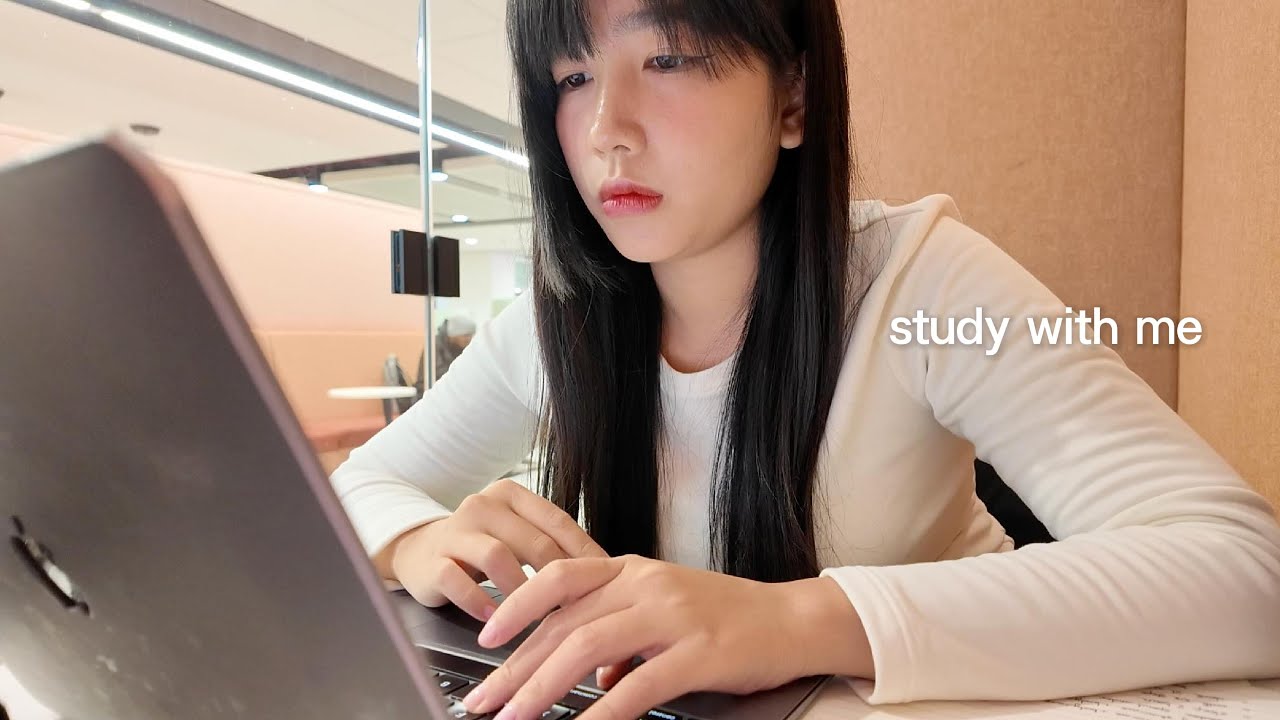 Real Time Study With Me - 1 hour, no music