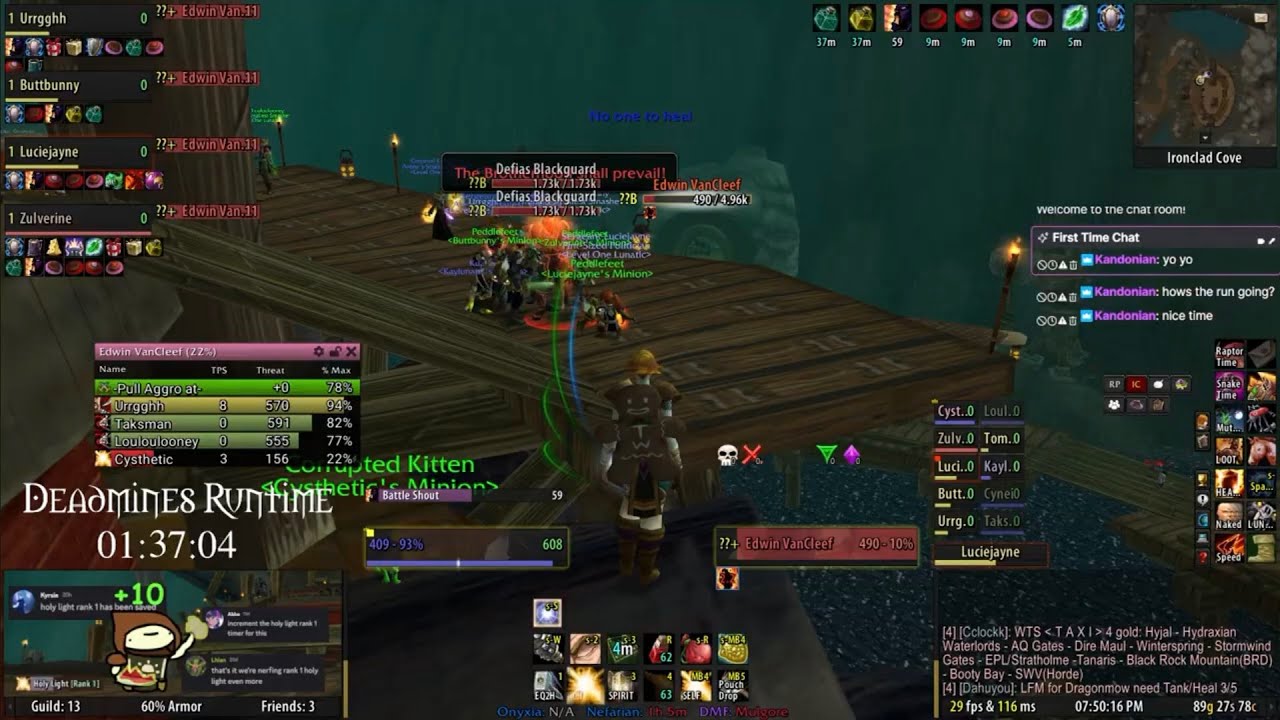 Level One Lunatic Deadmines 2/2/26