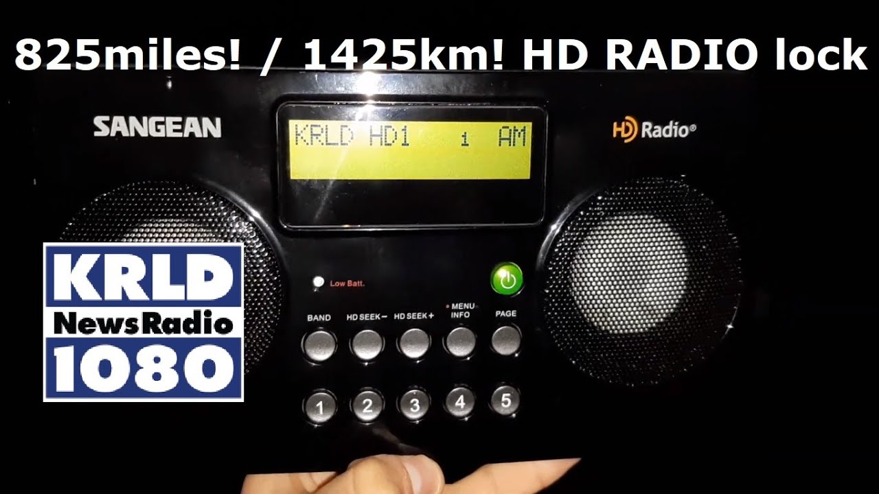 1080 KRLD AM HD DX on Central Mexico 885 miles/1425km strong signal from Dallas DX Radio