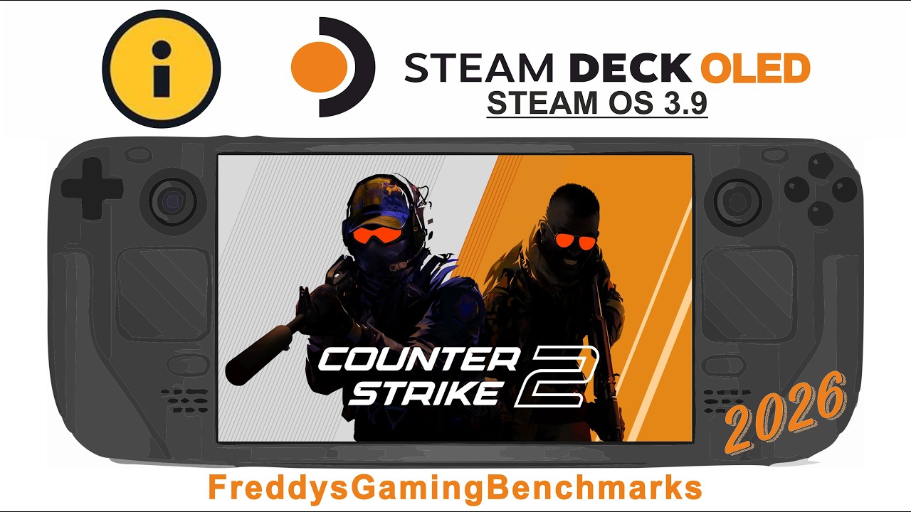 Counter Strike 2 (update March 4 2026) on Steam Deck OLED with Steam OS 3.9