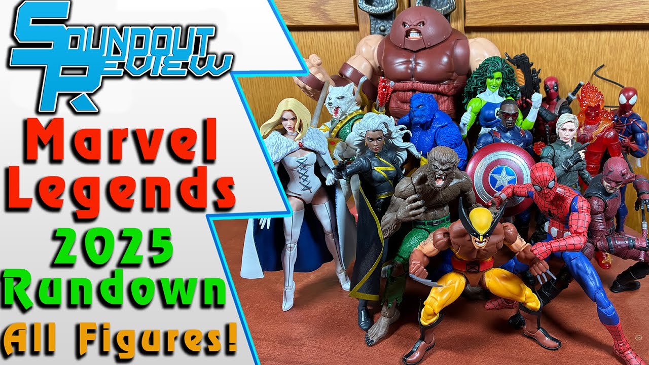 Marvel Legends 2025 Recap: Every Figure Reviewed! X-Men, Spider-Man, Fantastic Four! [Soundout12]