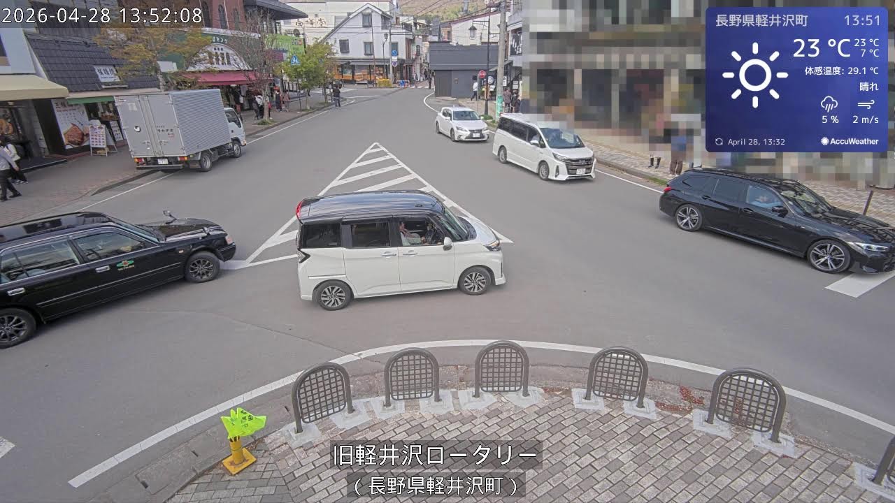 旧軽井沢ロータリーライブカメラ