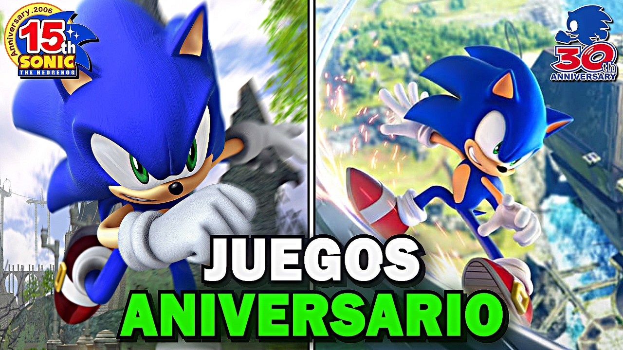 Todos los juegos CONMEMORATIVOS de Sonic