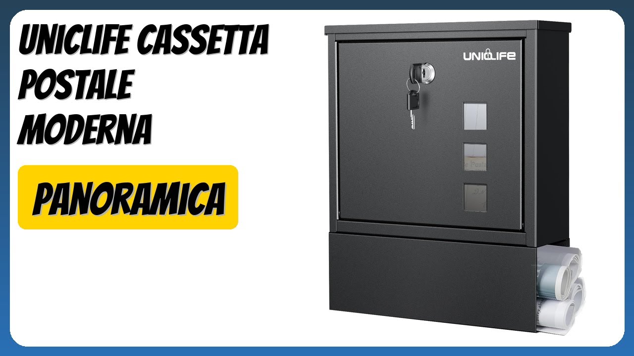 RECENSIONE (2026) : Uniclife Cassetta Postale Moderna. DETTAGLI