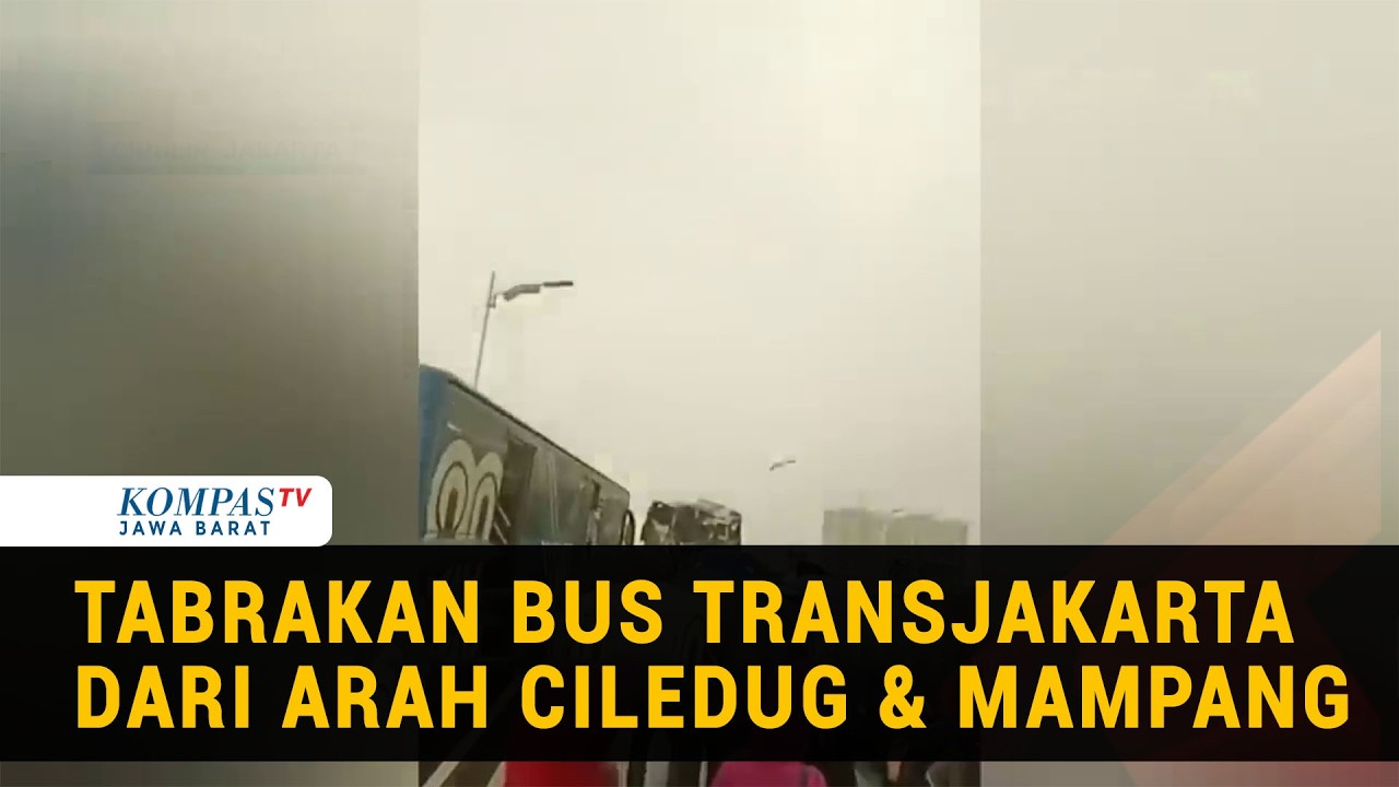Polisi Lakukan Penyelidikan Adu Banteng 2 Bus Transjakarta di Cipulir
