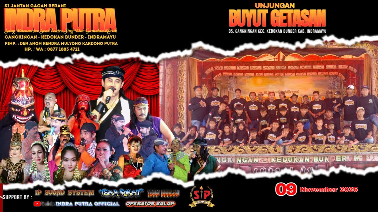 🔴 LIVE SANDIWARA INDRA PUTRA  DALAM RANGKA UNJUNGAN BUYUT GETASAN DS. CANGKINGAN EDISI MALAM