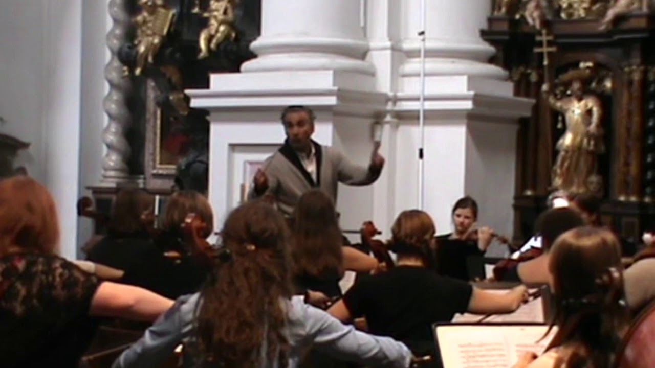 Rémy Ballot rehearses Bruckner 8 in St. Florian (excerpt from Adagio)