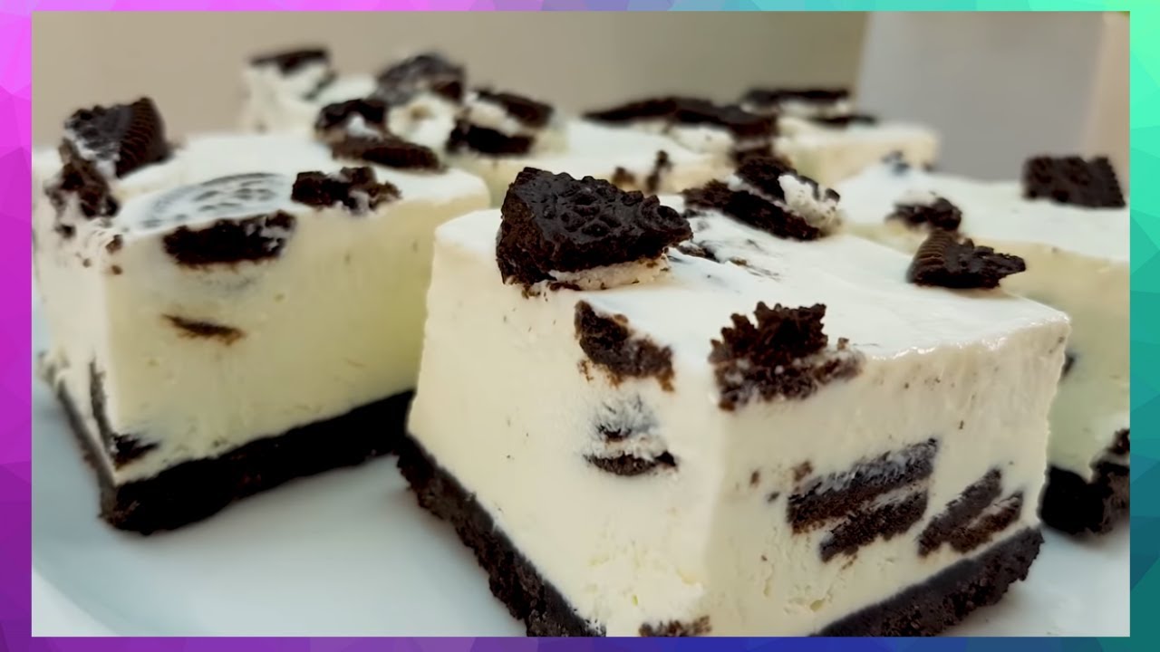 4 ingredients Only ! Oreo Dessert ready in 5 minutes! NO Bake, No Egg & NO Gelatin [Oreo Dessert]
