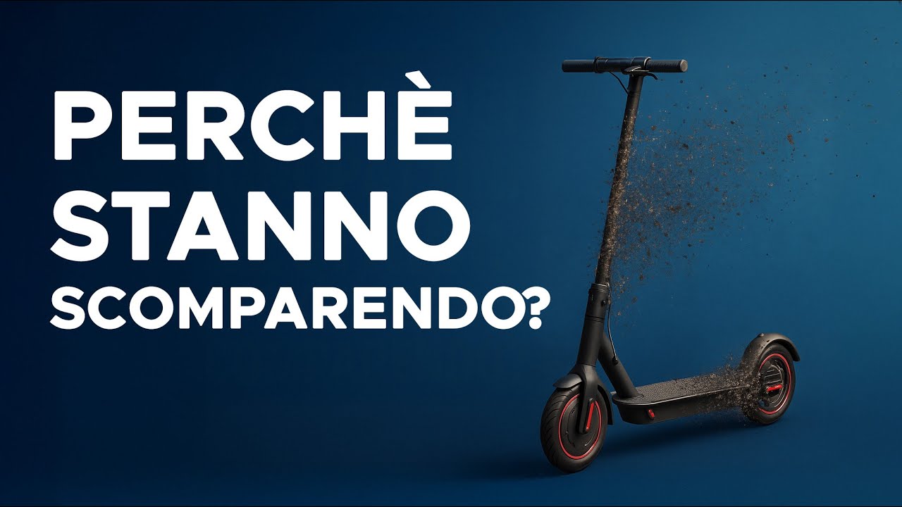 La CRISI dei MONOPATTINI ELETTRICI: perché stanno SCOMPARENDO?