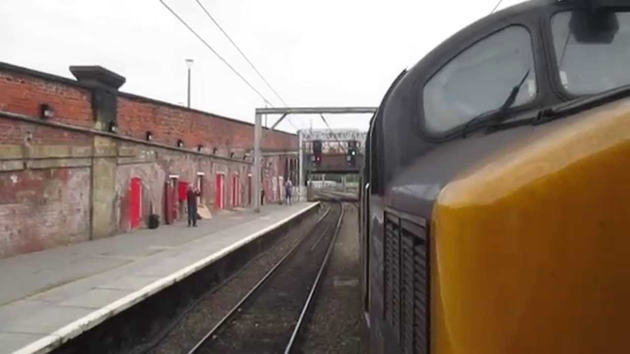 37218 cabbages departing Preston with 2C47 (16/6/15)