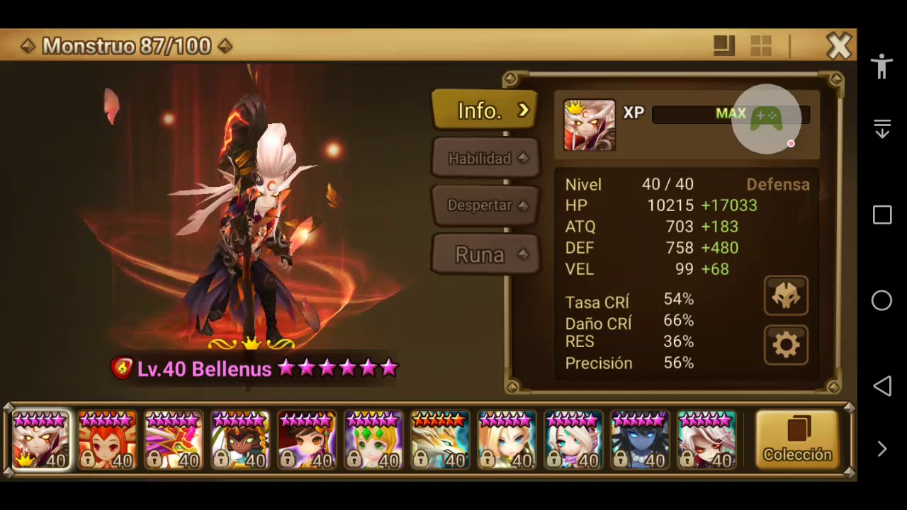 Bellenus (Fire Druid) - Summoners War (Faimon)