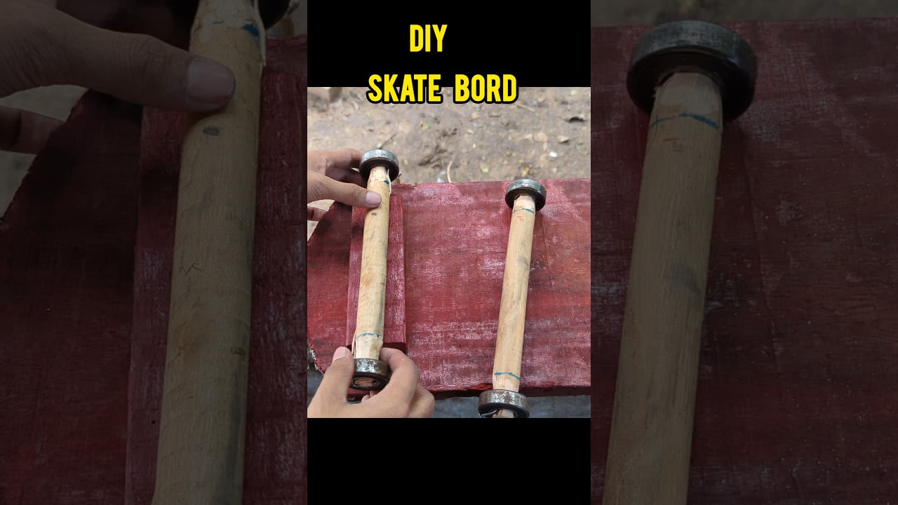 How to make skate bord diy #skateboard #selfexperiment #diy #home