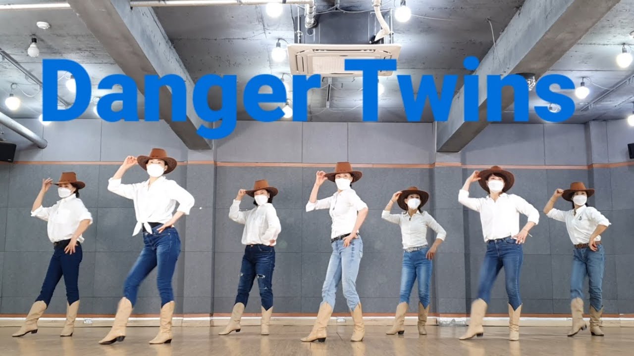 Danger Twins line dance (Low Intermediate) Demo&Count