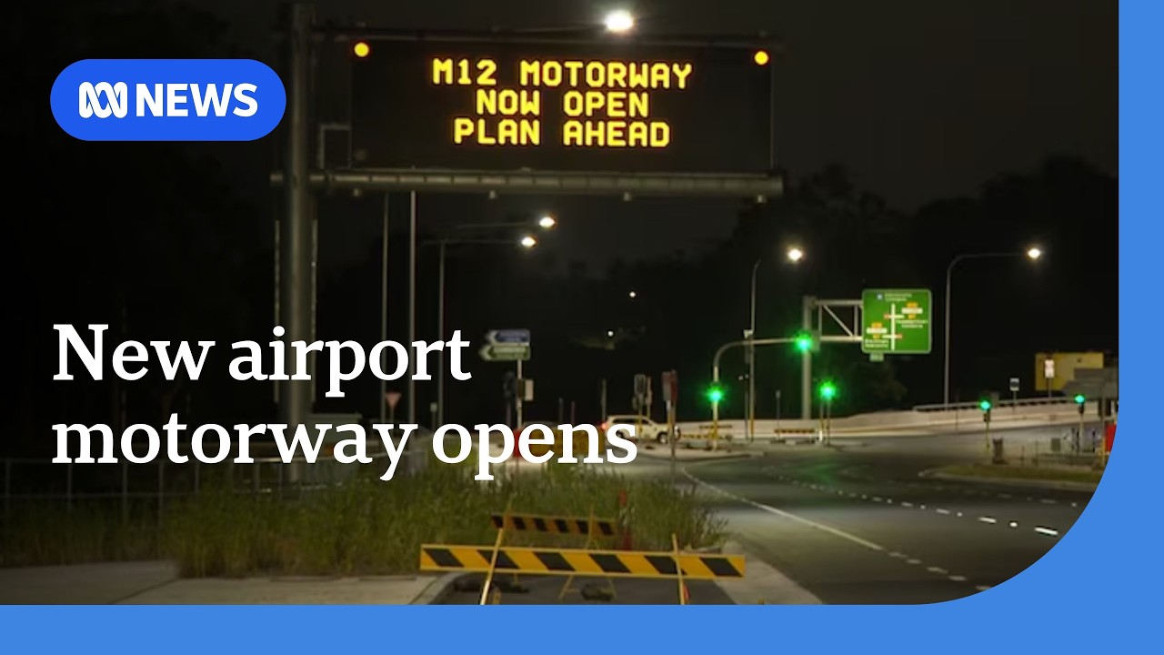 Motorway to new Western Sydney International Airport opens | ABC NEWS