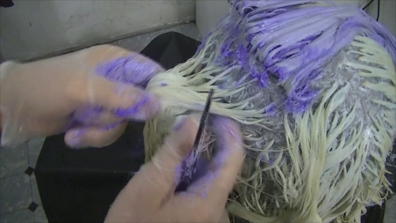 Como Fazer Luzes Platinadas -  Corte Chanel