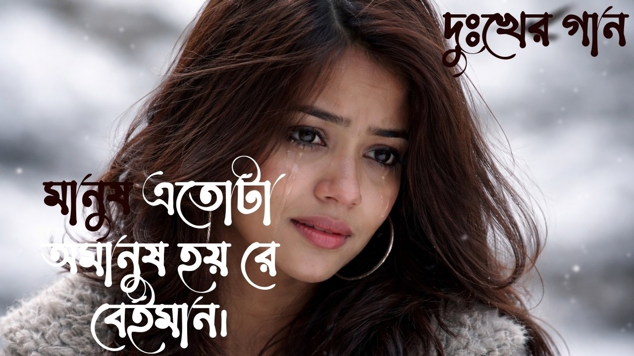 💞দুঃখের গান🎤:  মানুষ এতোটা অমানুষ হয় রে বেইমান। bangla song # new bangla song # bangla gaan