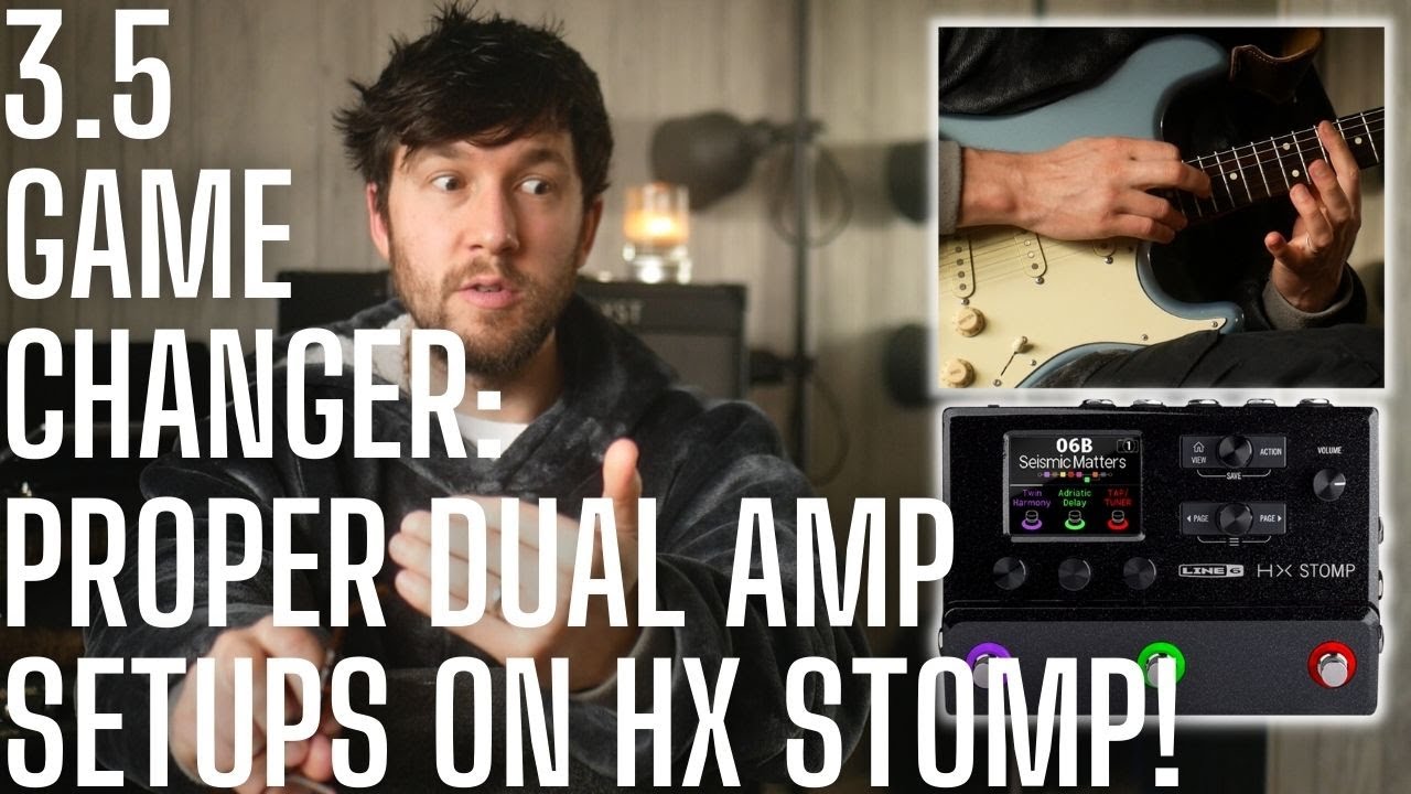 This is a Gamechanger - I can FINALLY Run a Dual Amp Gigging Preset on HX Stomp!