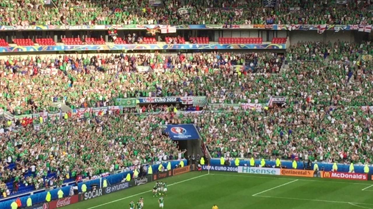 Nothern Ireland / Ukraine deuxième but Northern Ireland à Lyon