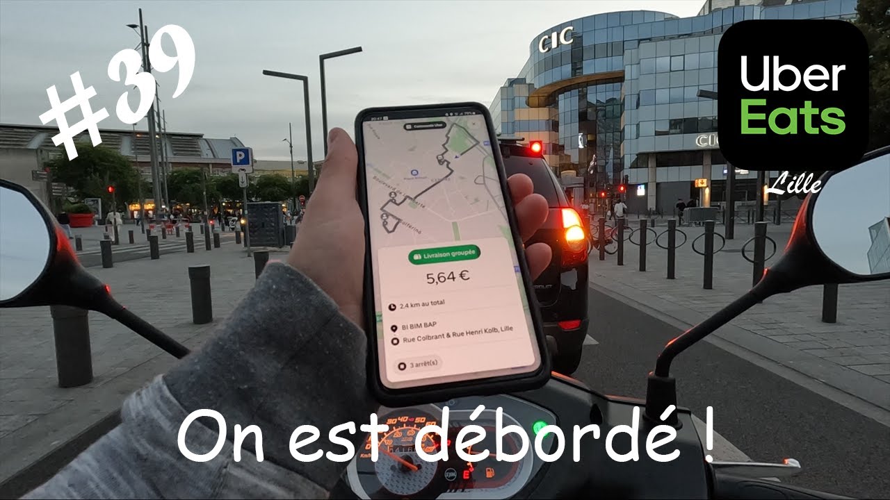 [Lille] Shift Uber Eats #39 : Trop de commandes et d'attente ! (Shift 19h30-22h30)
