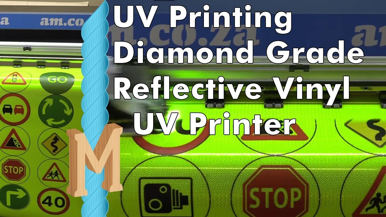 UV Print on Diamond Grade Reflective Vinyl by New FastCOLOUR Hybrid LED UV Printer
