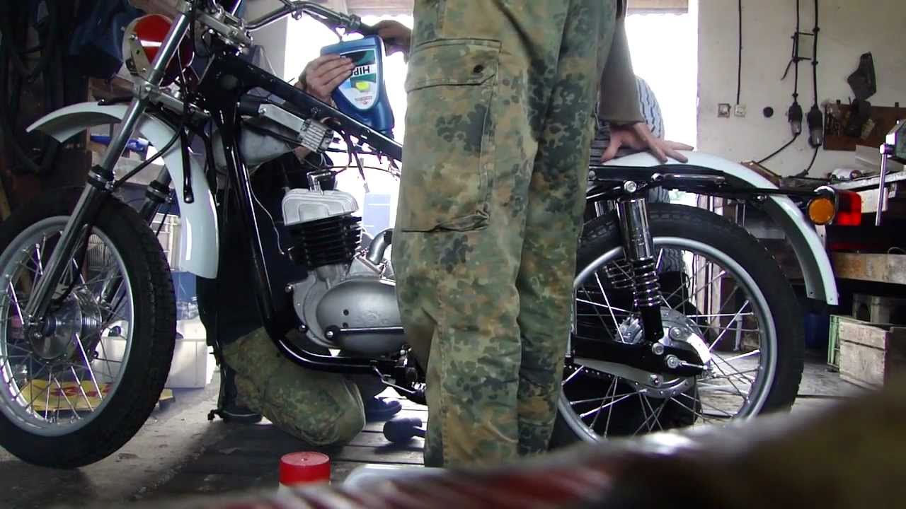 WSK Lelek 125/4M Elektronik - pierwszy odpał.