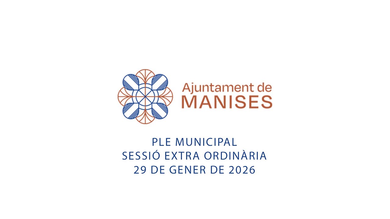 SESSIÓ EXTRAORDINÀRIA DEL PLE  -  29 DE GENER DE 2026