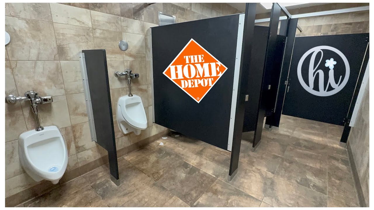 Kohler Kingston Ultra Toilet, Dexter Urinal Flush | Restroom Tours | Home Depot, Pasadena California