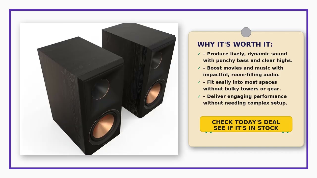 Обзор: Полочные акустические системы Klipsch Reference Premiere RP-600M II цвета 