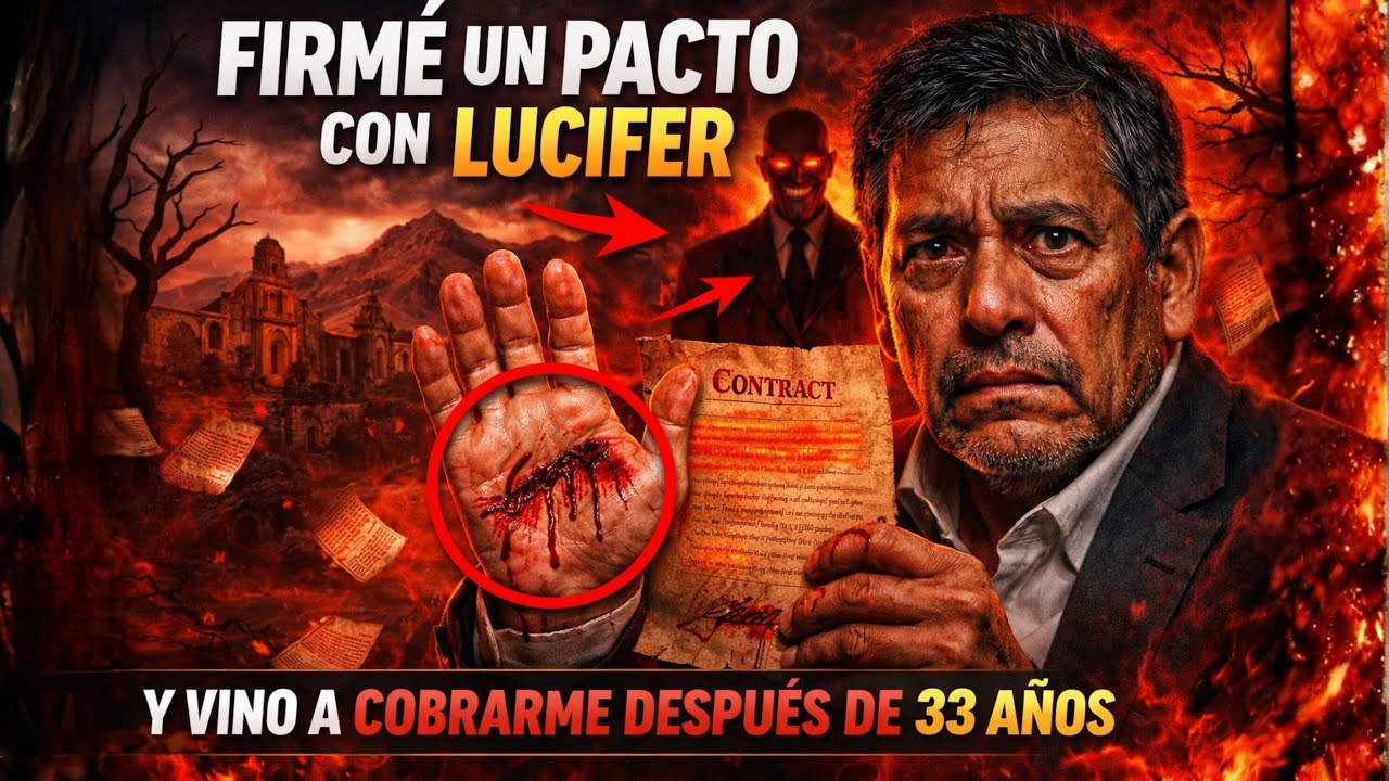 FIRMÉ UN CONTRATO CON LUCIFER... ¡Y VENDRÁ A BUSCARME CUANDO SE CUMPLAN TREINTA Y TRES AÑOS!