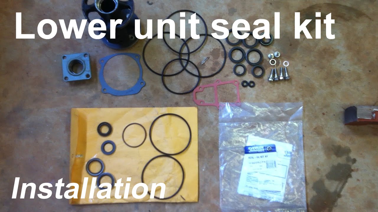 How to replace outboard lower unit seals