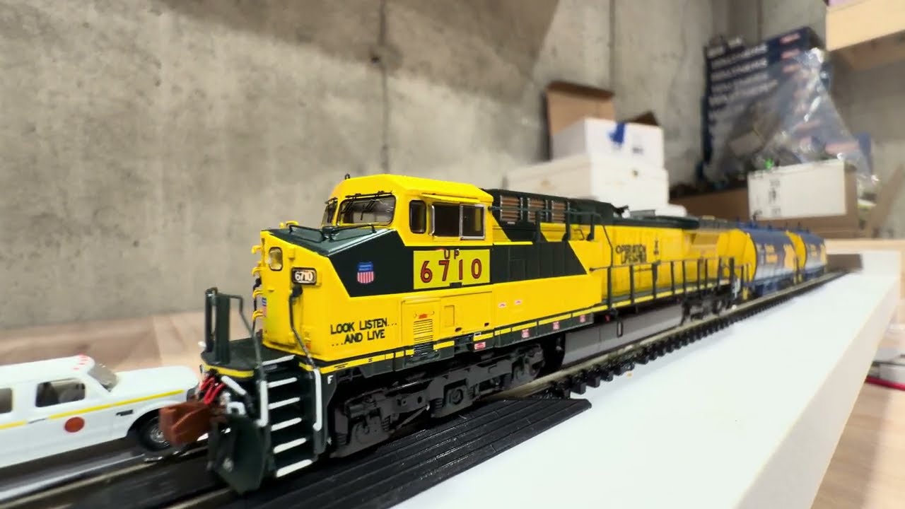 N Scale GE AC4400CW, 6710, Union Pacific/ex-C&NW/Operation Lifesaver/Patched