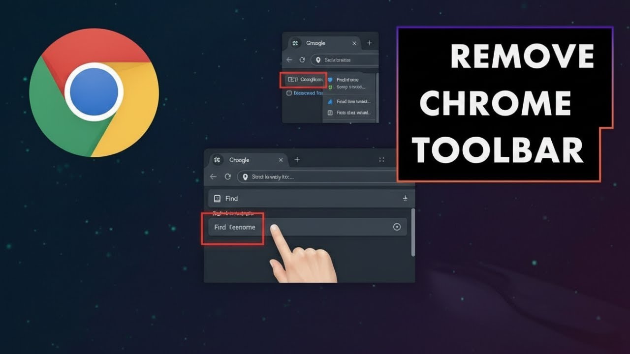 How to Remove the Find or Extra Toolbar in Google Chrome | DelftStack Tutorial