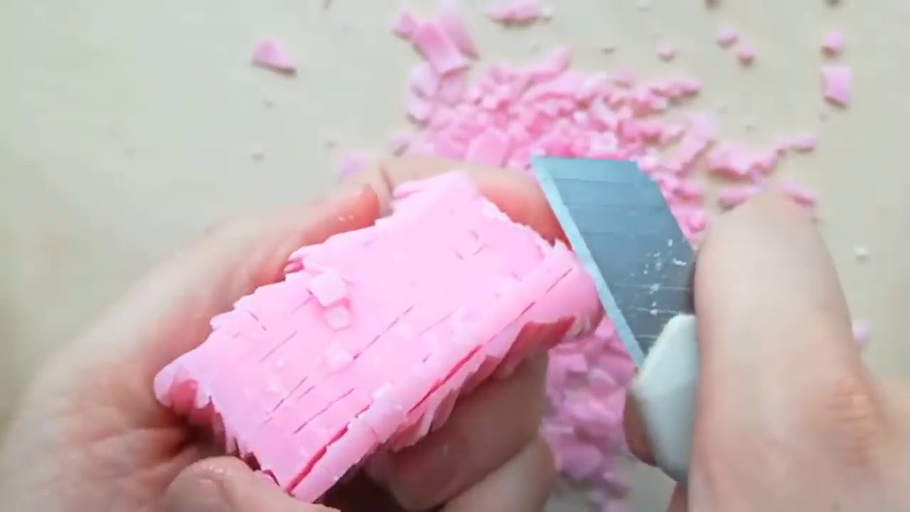 ASMR 1 Hour Soap Carving For Sleep of You ! Relaxing Sounds !  no talking  Satisfying ASMR
