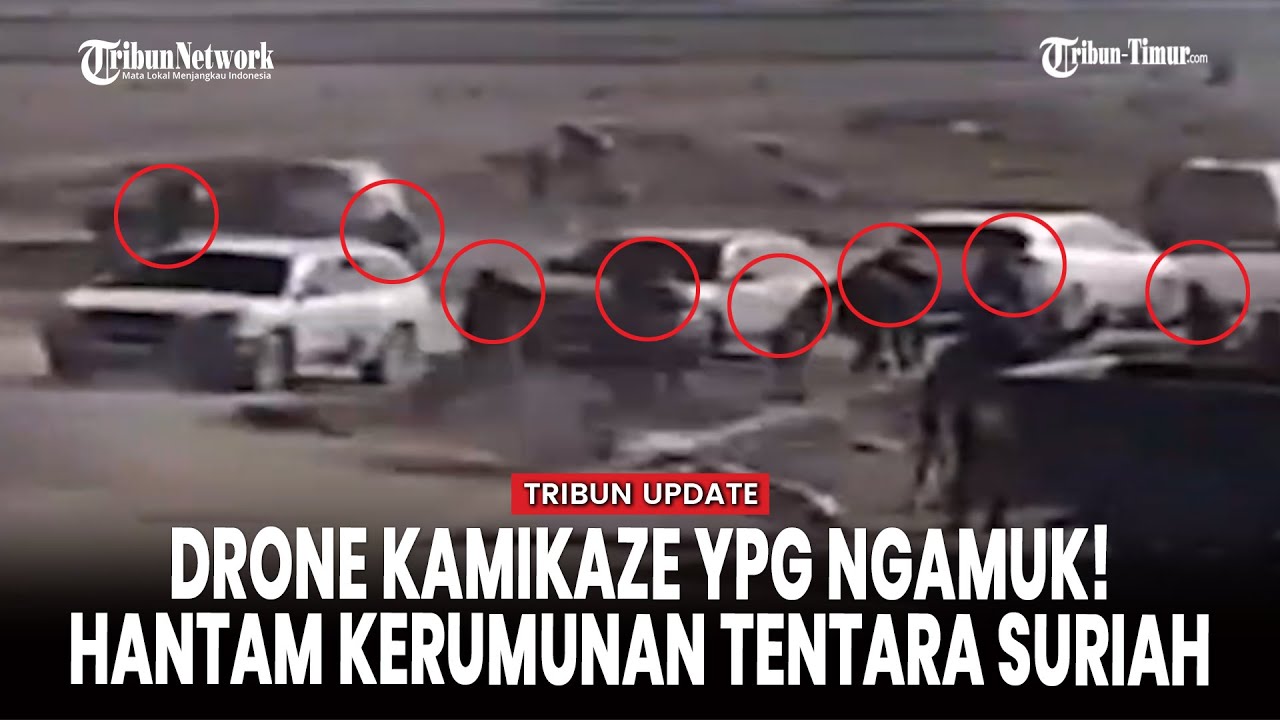 Detik-detik YPG Luncurkan Serangan Drone Kamikaze ke Tentara Suriah
