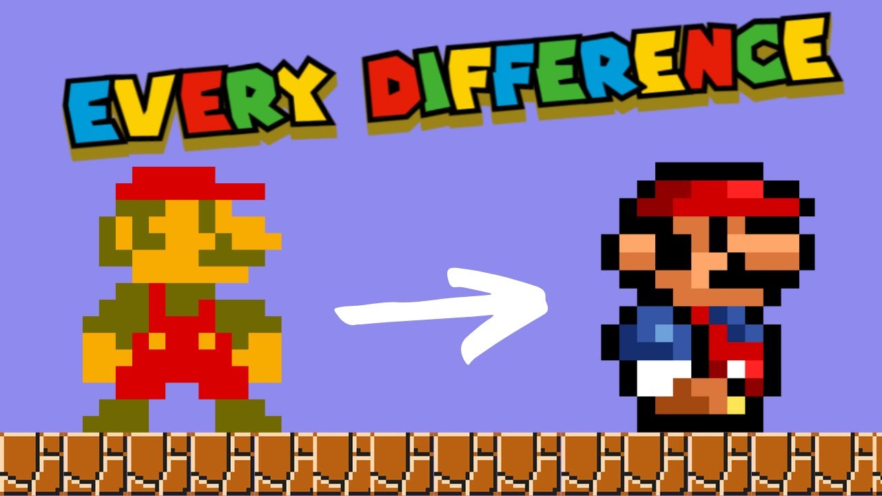 Все различия между Super Mario Bros. и Super Mario All-Stars