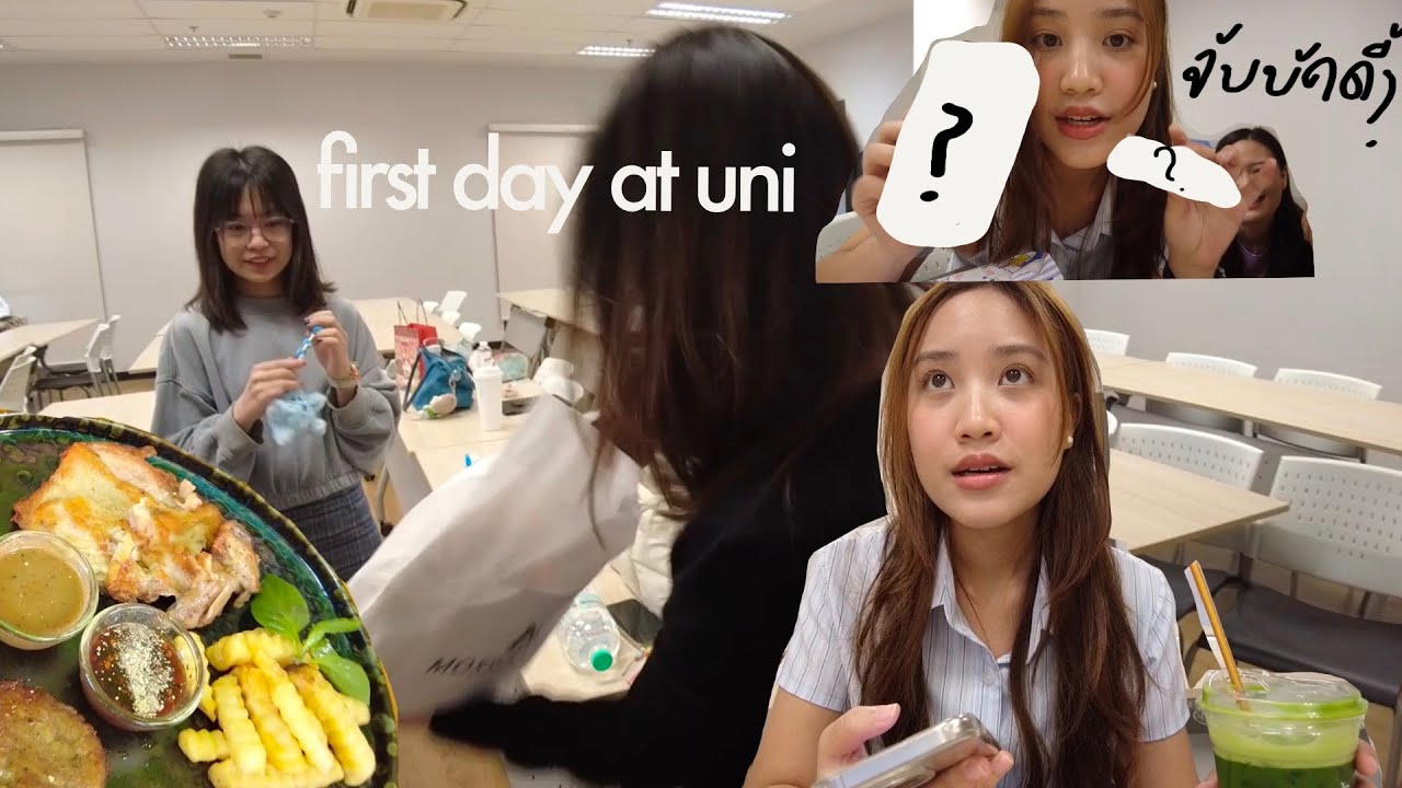 Uni vlog: 1 day as a senior in thammasat university (BEC TU) ✌🏼😽 | ppatchara