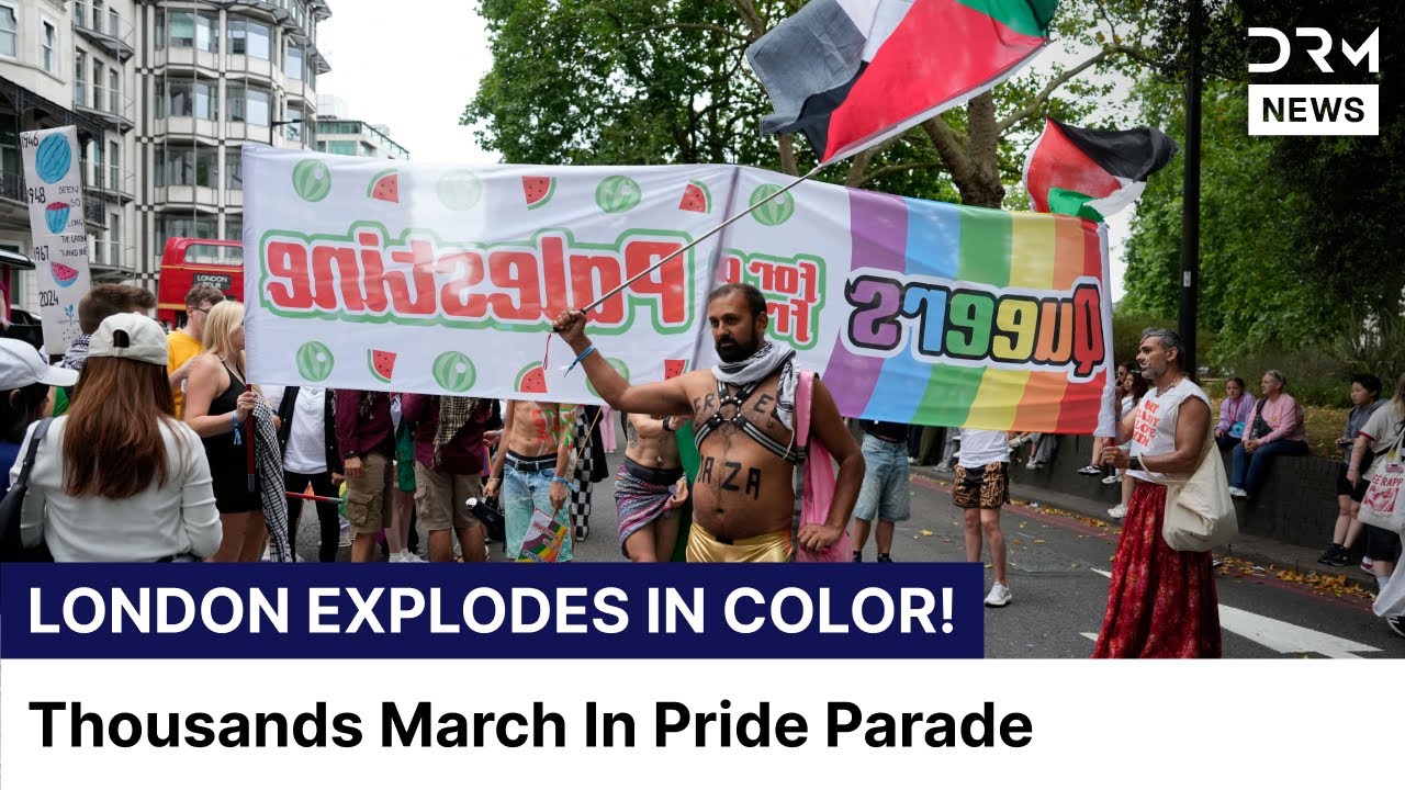 London Pride 2025 Parade Takes Over City | Stunning Scenes from the Capital | AD1G