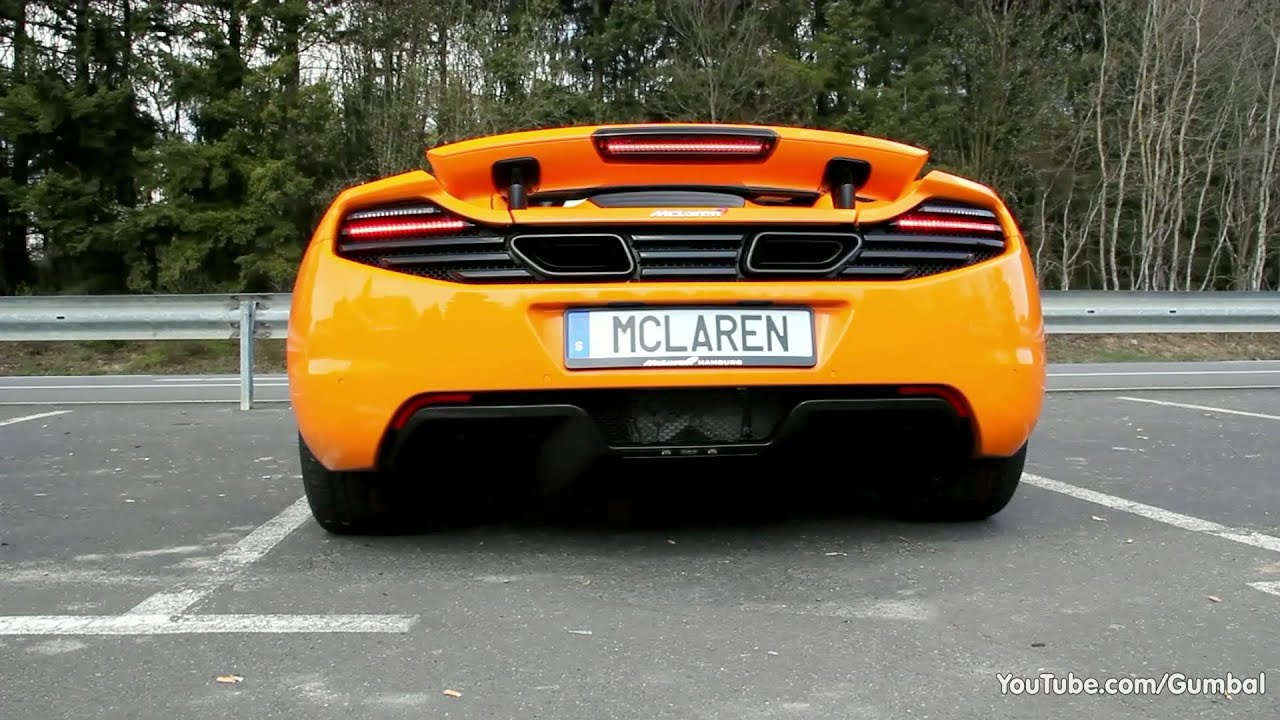 McLaren MP4-12C - Start up sound and Accelerating!