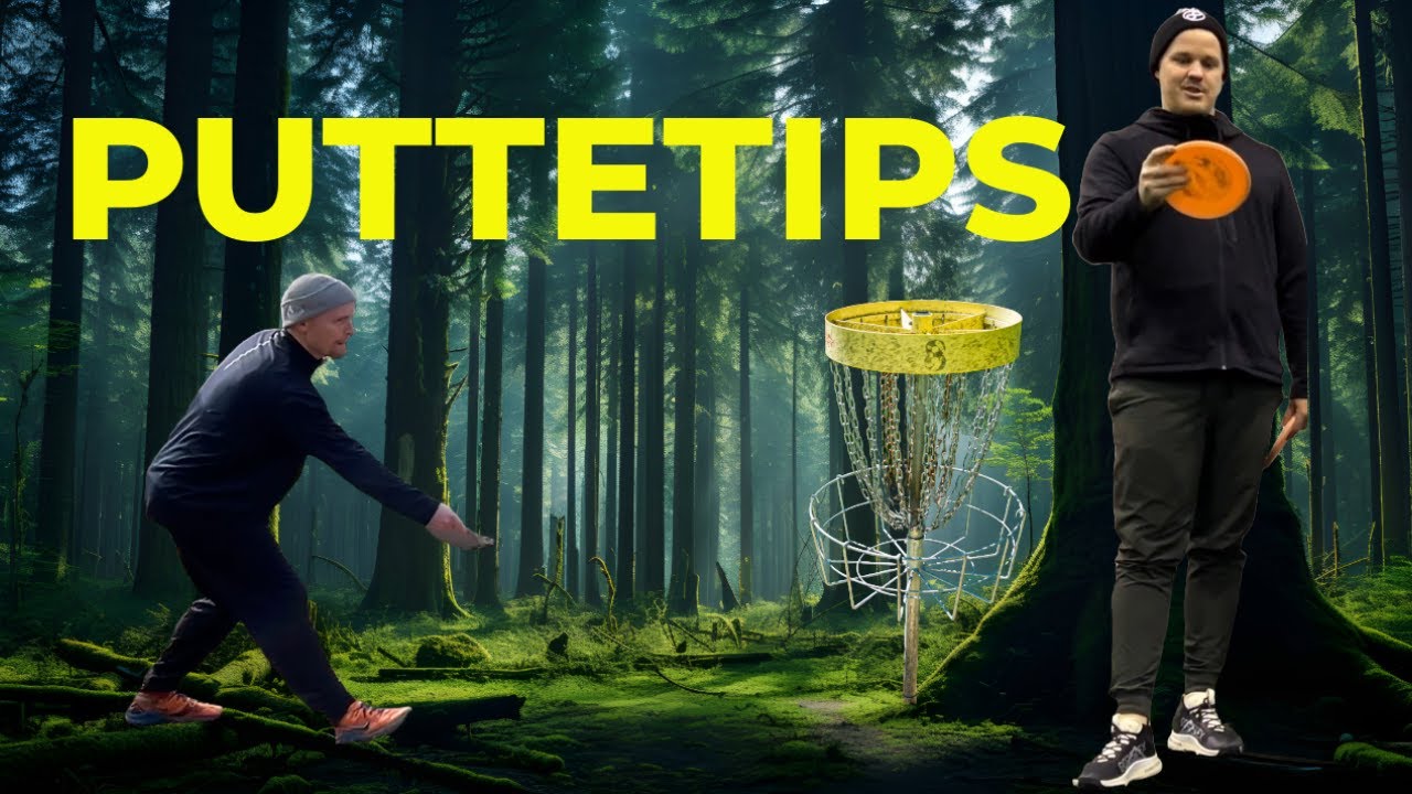 Disc golf putting