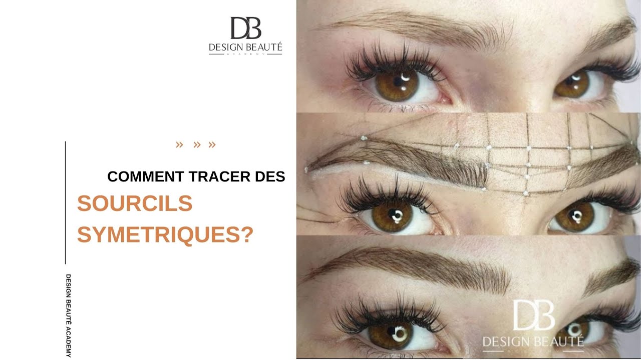 Comment tracer un Sourcil Symétrique avec un design des sourcils parfait