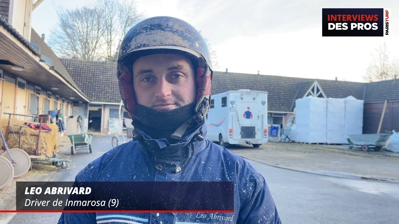 LEO ABRIVARD | DRIVER DE INMAROSA | QUINTÉ DU DIMANCHE 26 JANVIER À PARIS-VINCENNES