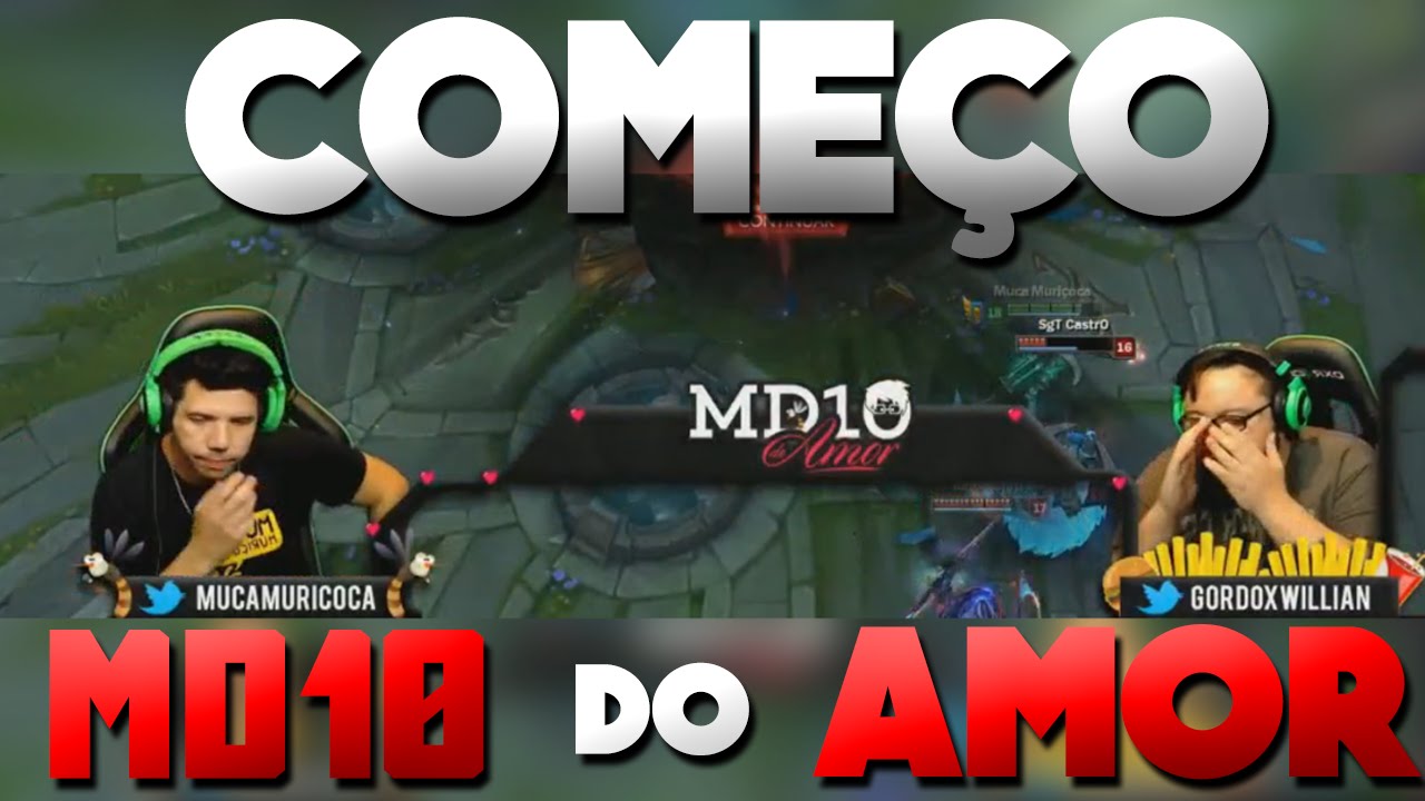 COMEÇO da MD10 do AMOR!