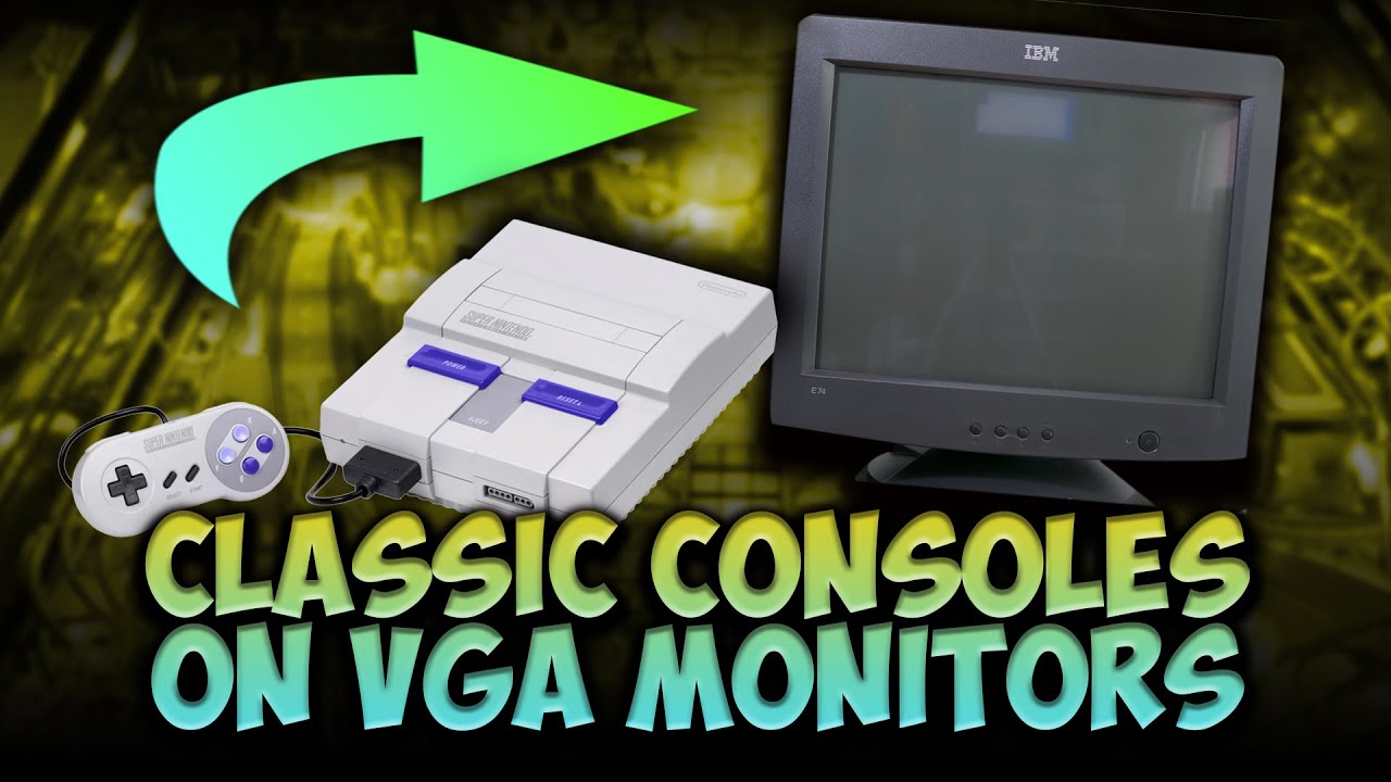 Классические консоли на VGA-мониторах